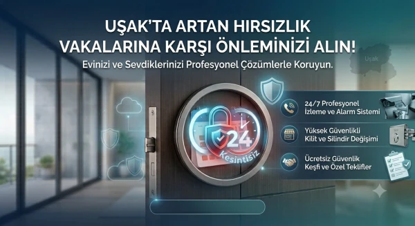 Uşak'ta Son Zamanlarda Artan Hırsızlık Vakalarına Karşı Önleminizi Alın!